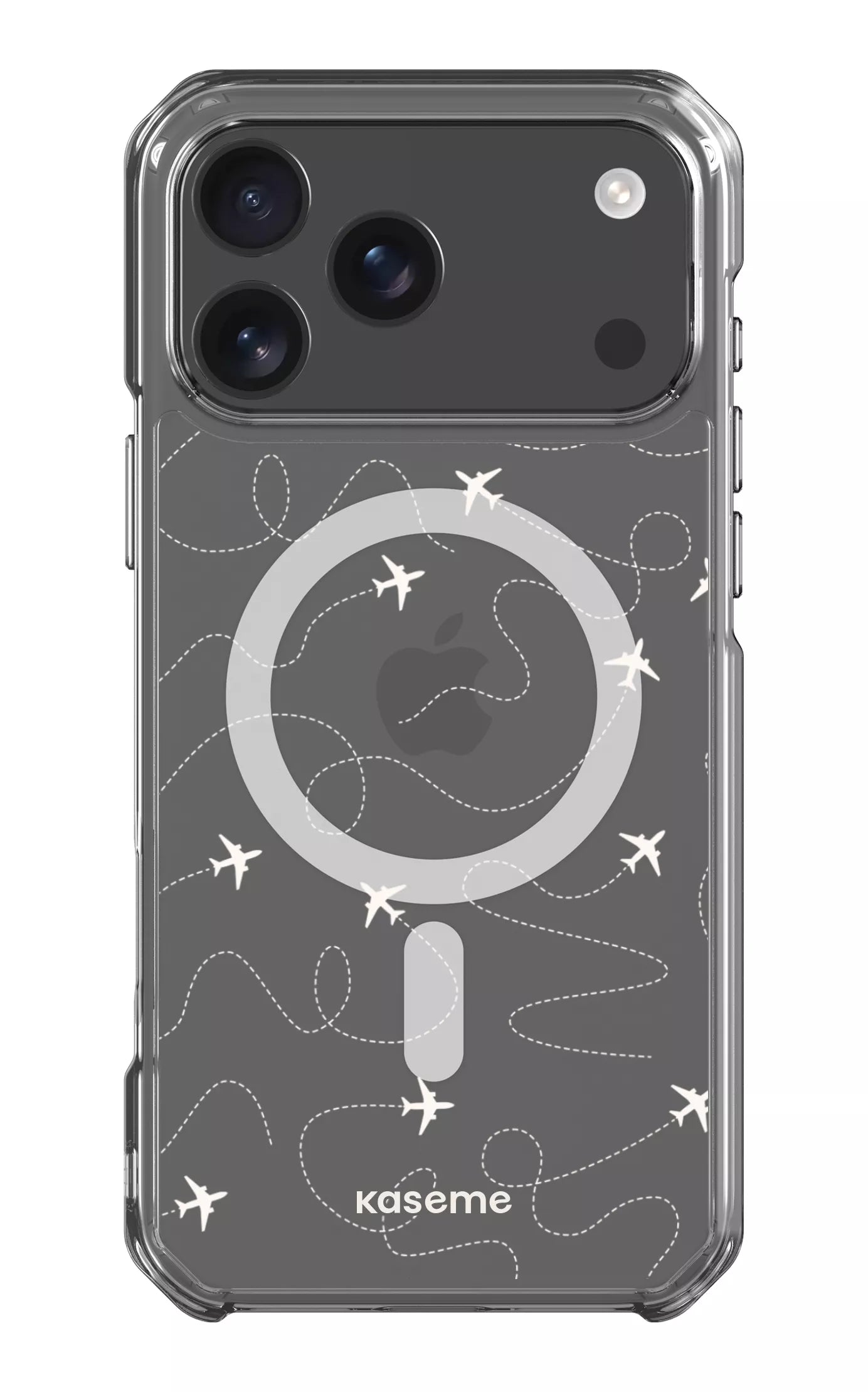iPhone 17 Pro Max Clear Case Magsafe Globetrotter Clear Case -