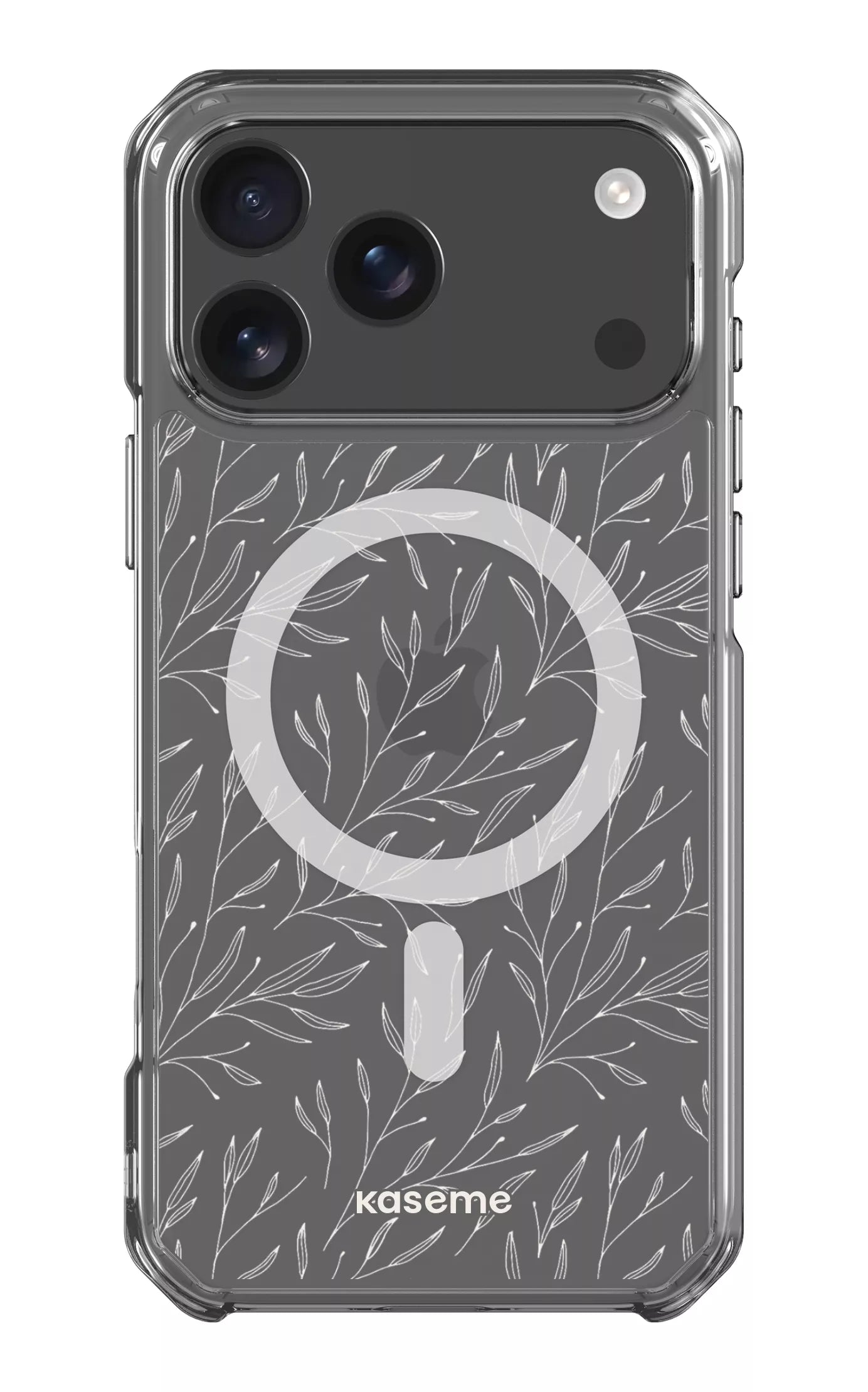 iPhone 17 Pro Max Clear Case Magsafe Hibiscus Clear Case -