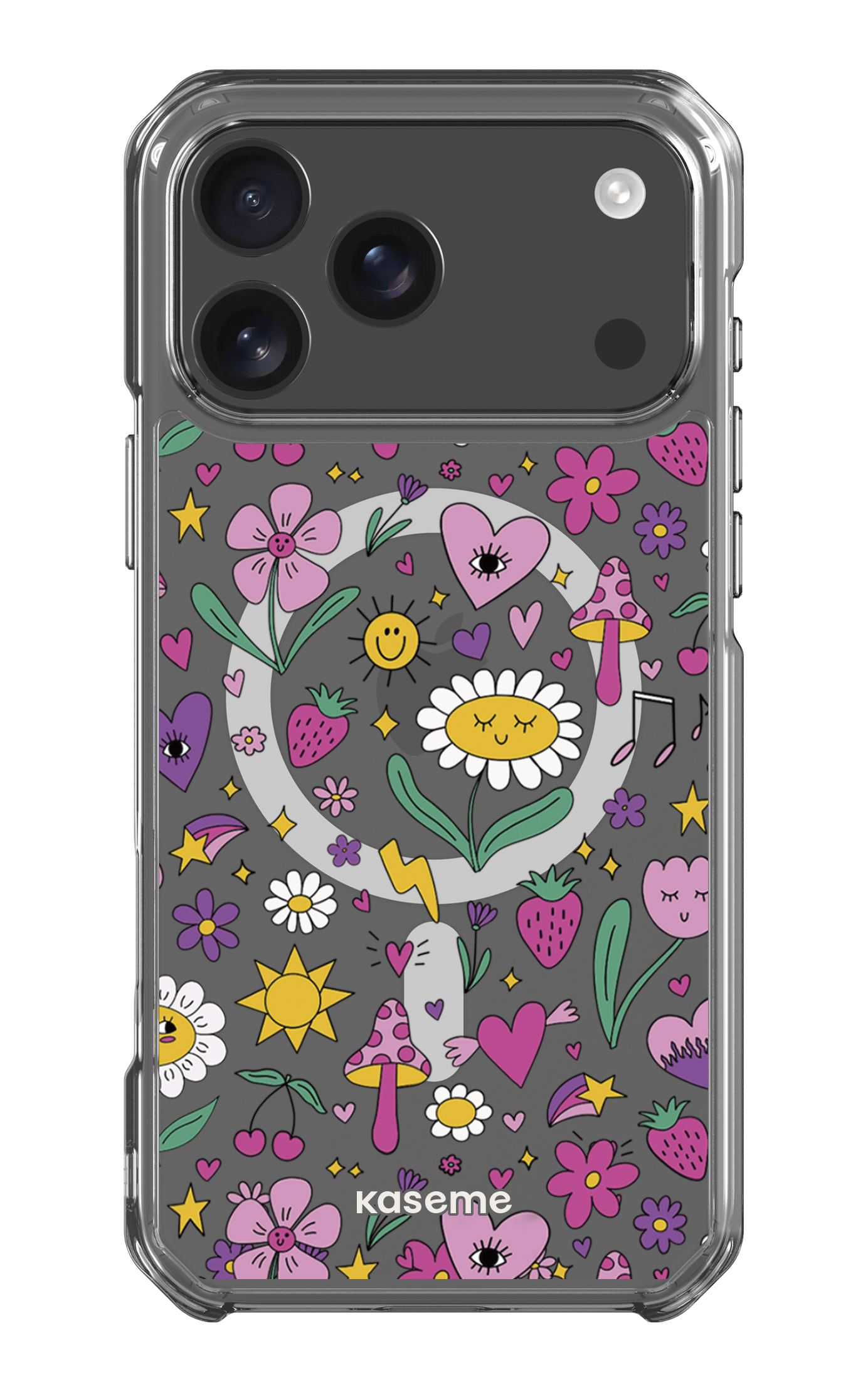 iPhone 17 Pro Max Clear Case Magsafe Hypnotize Clear Case -