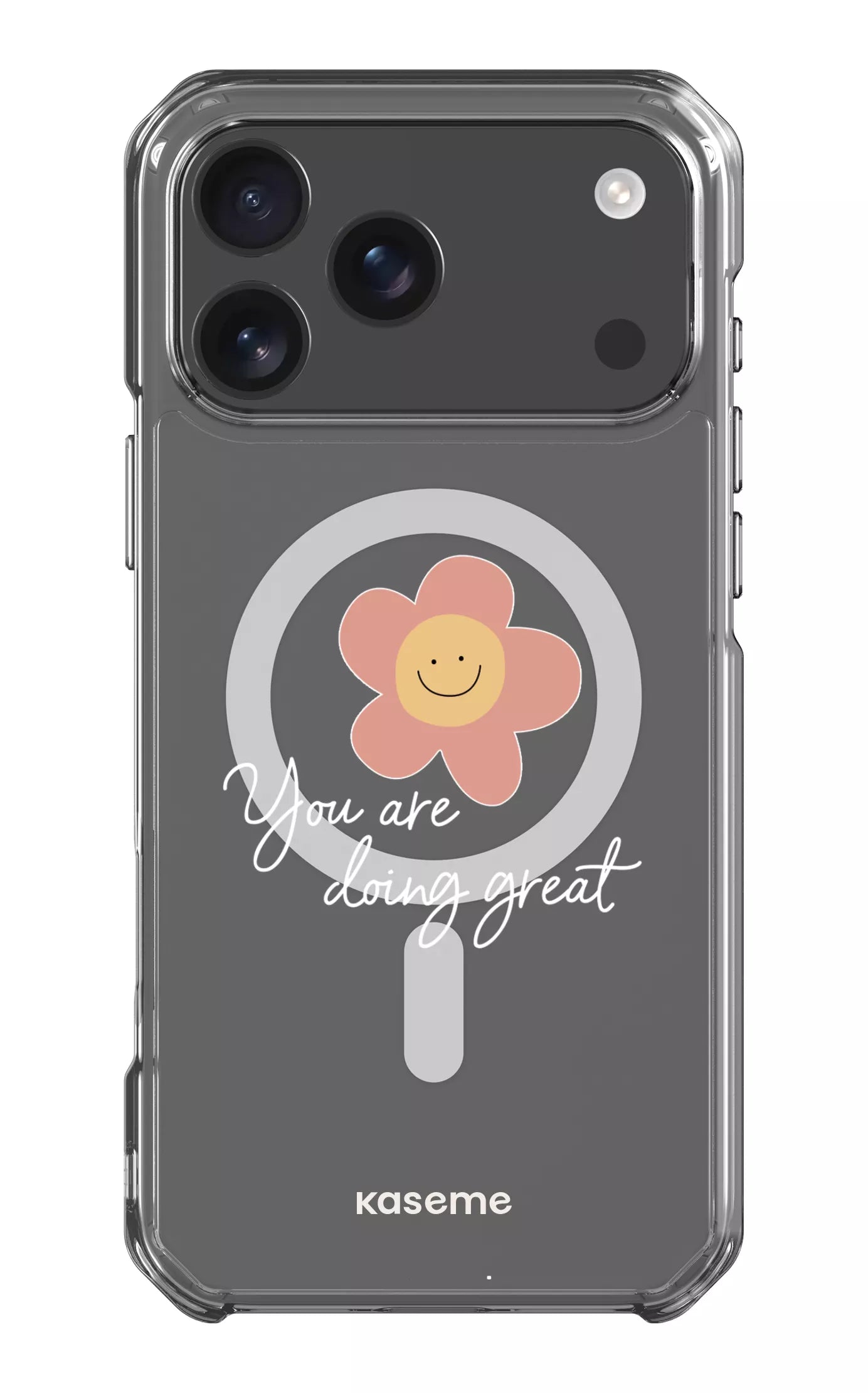 iPhone 17 Pro Max Clear Case Magsafe Keep going Clear Case -