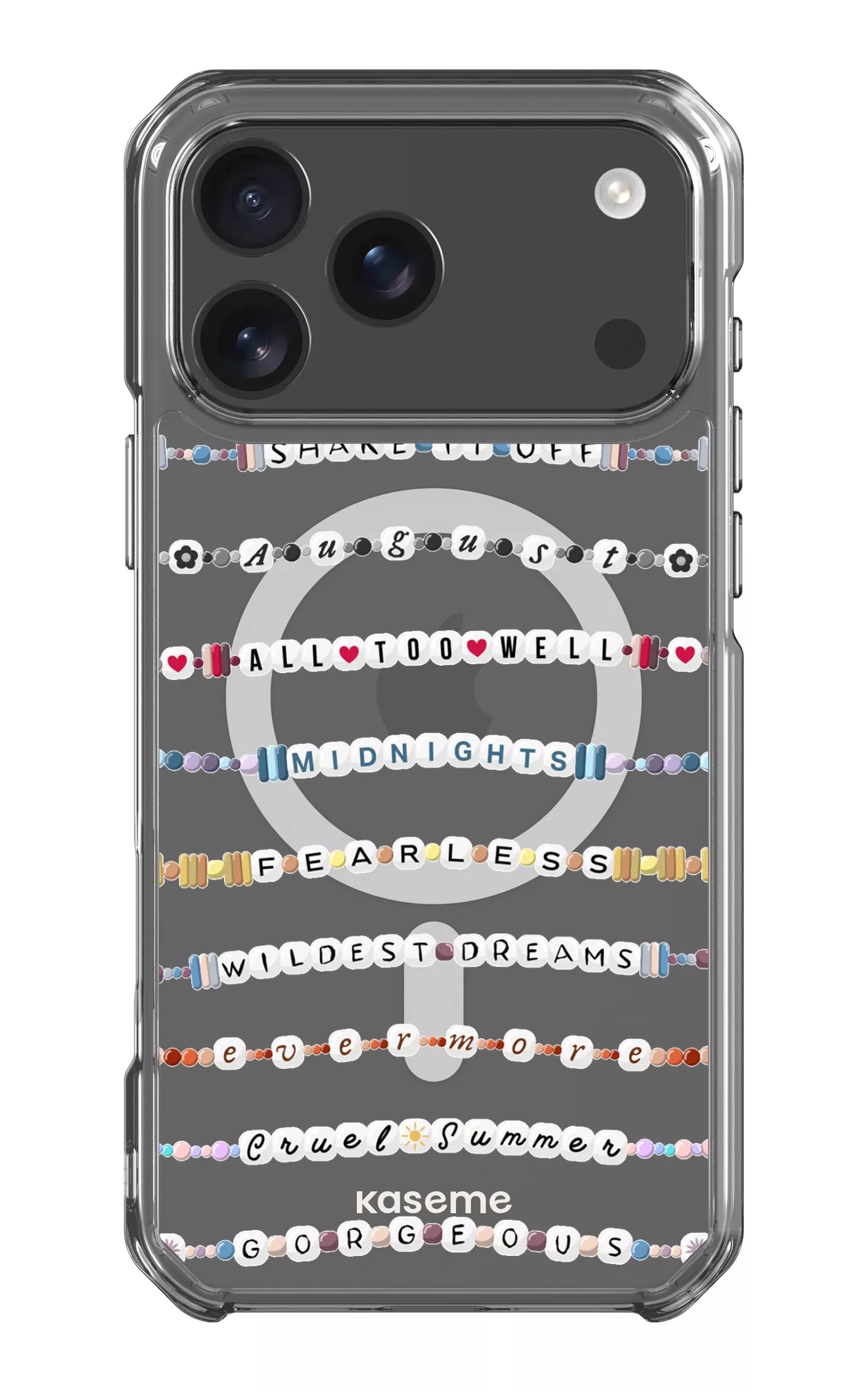 iPhone 17 Pro Max Clear Case Magsafe Love Story Clear Case -