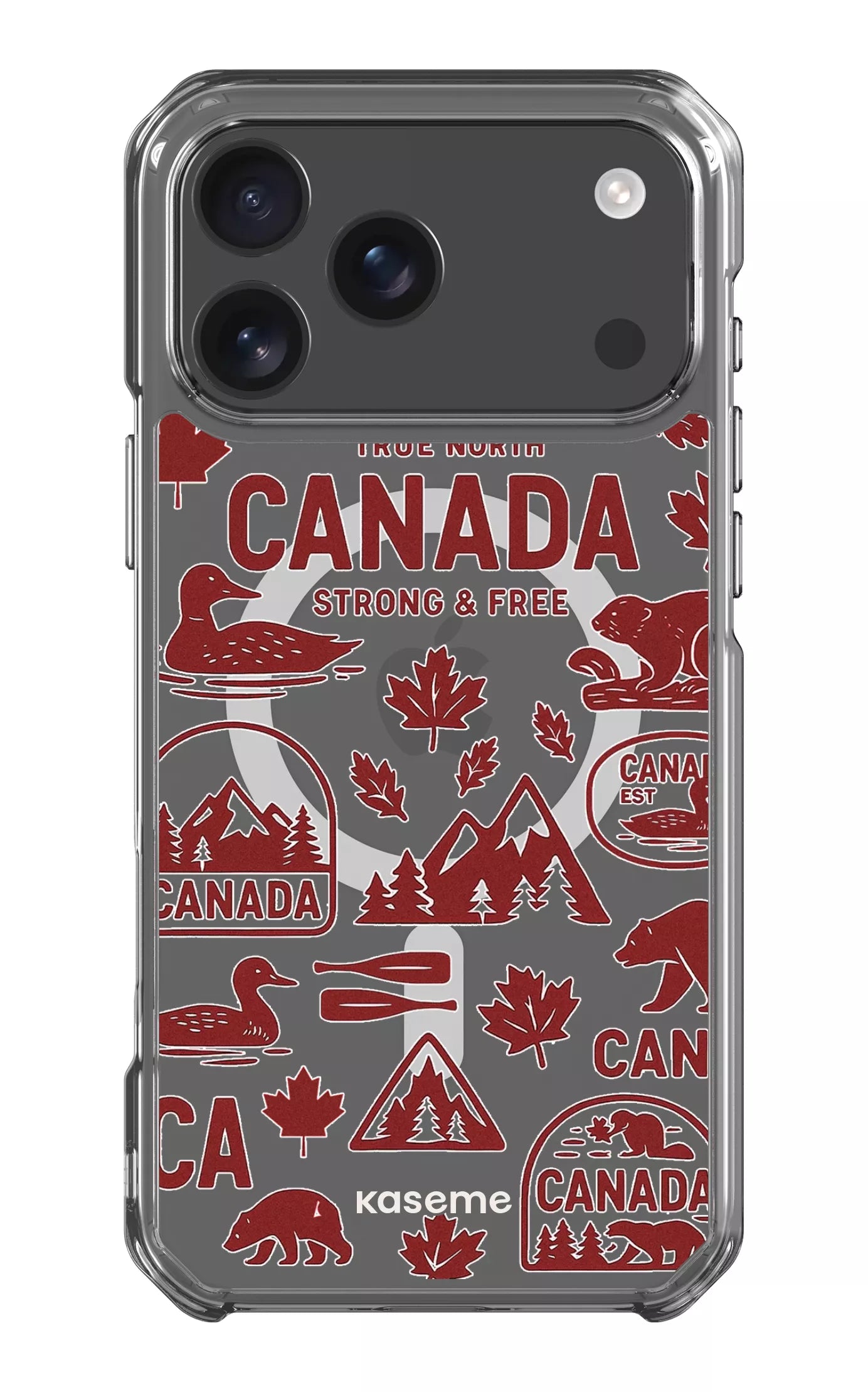 iPhone 17 Pro Max Clear Case Magsafe Oh Canada Clear Case -