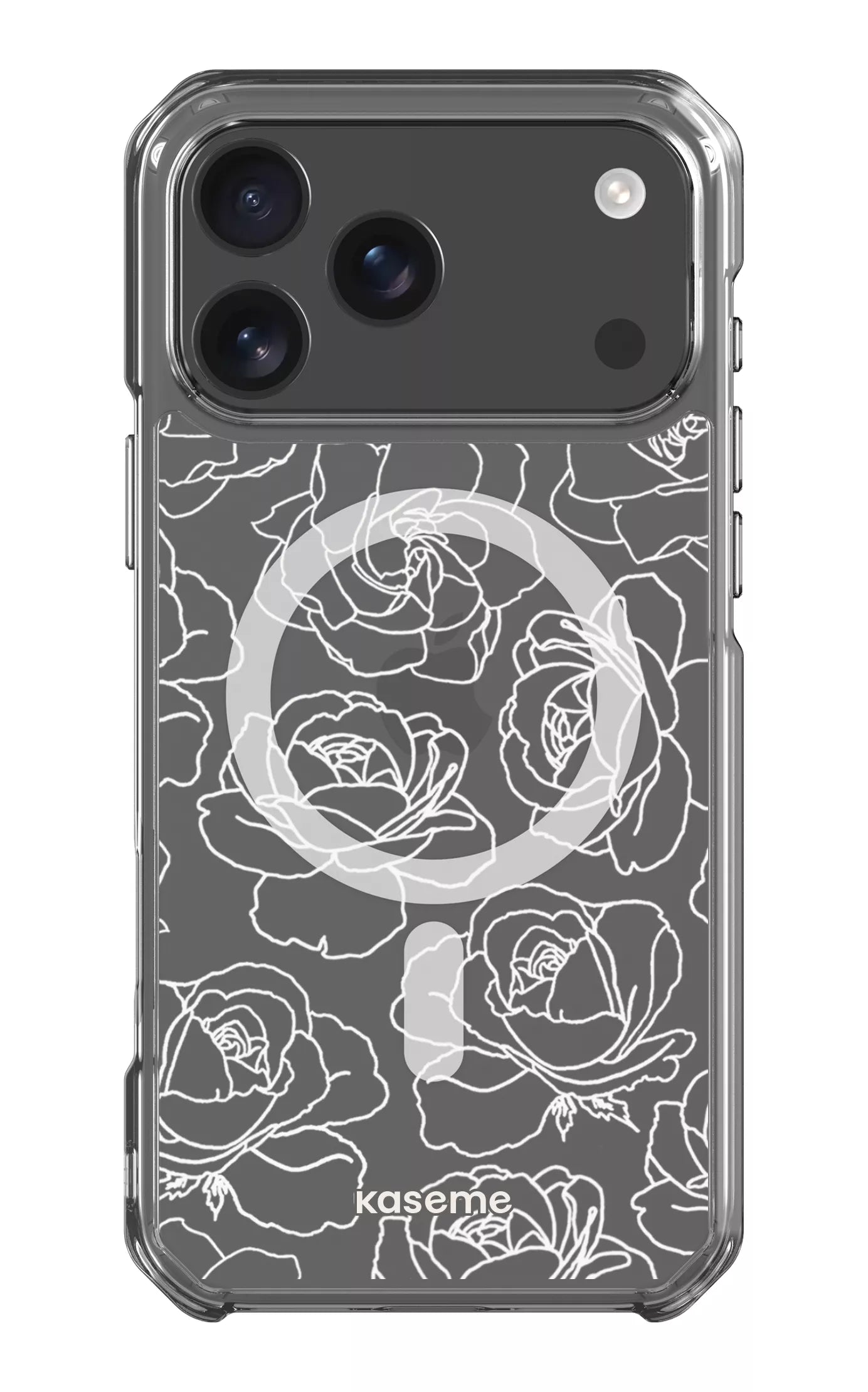 iPhone 17 Pro Max Clear Case Magsafe Polar Flowers Clear Case -