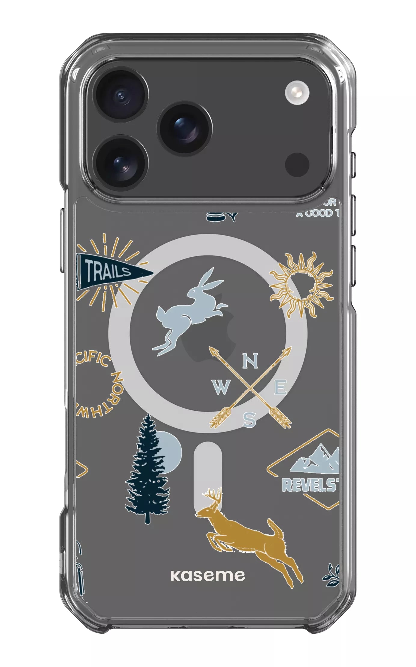 iPhone 17 Pro Max Clear Case Magsafe Revelstoke white Clear Case -