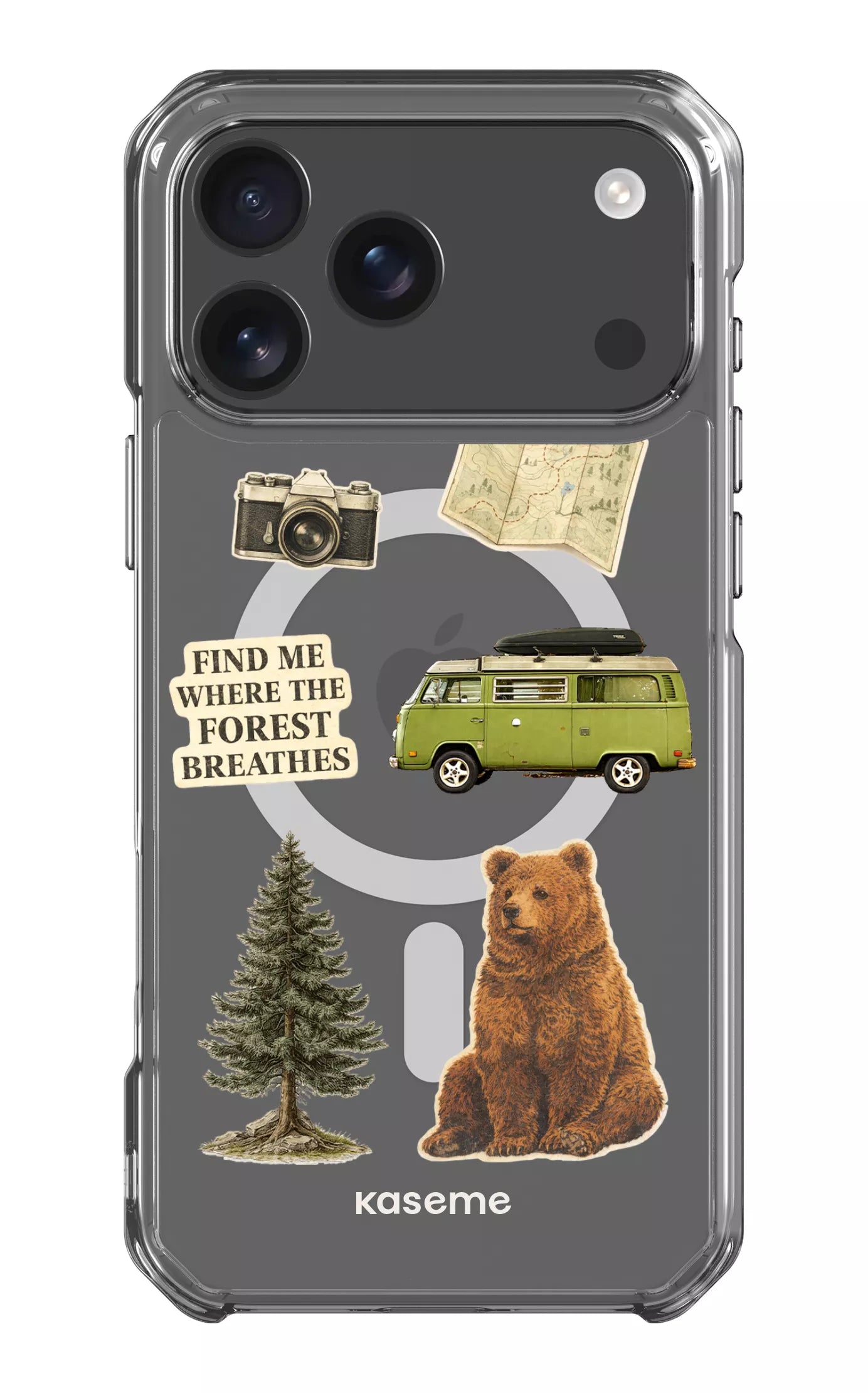 iPhone 17 Pro Max Clear Case Magsafe Roamer Clear Case -