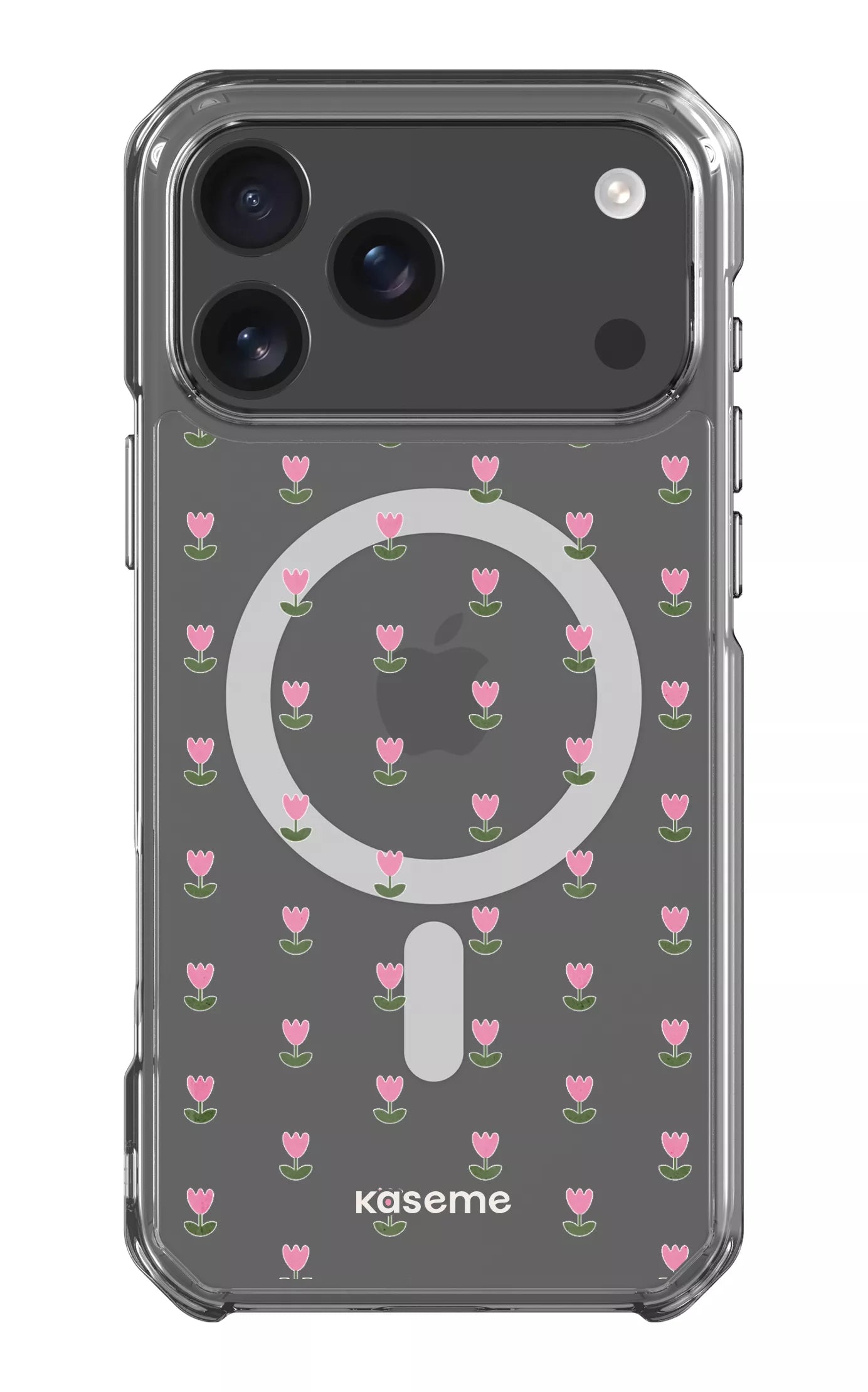 iPhone 17 Pro Max Clear Case Magsafe Triumph Pink Clear Case -