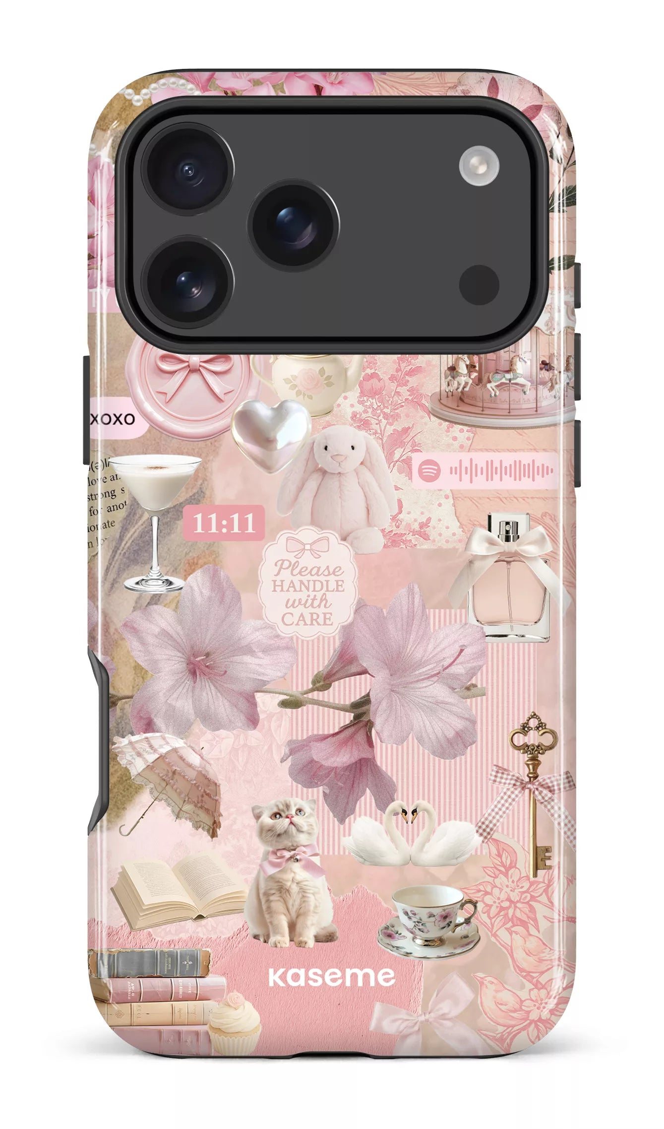 iPhone 17 Pro Max Impact Case Coquette Diary -