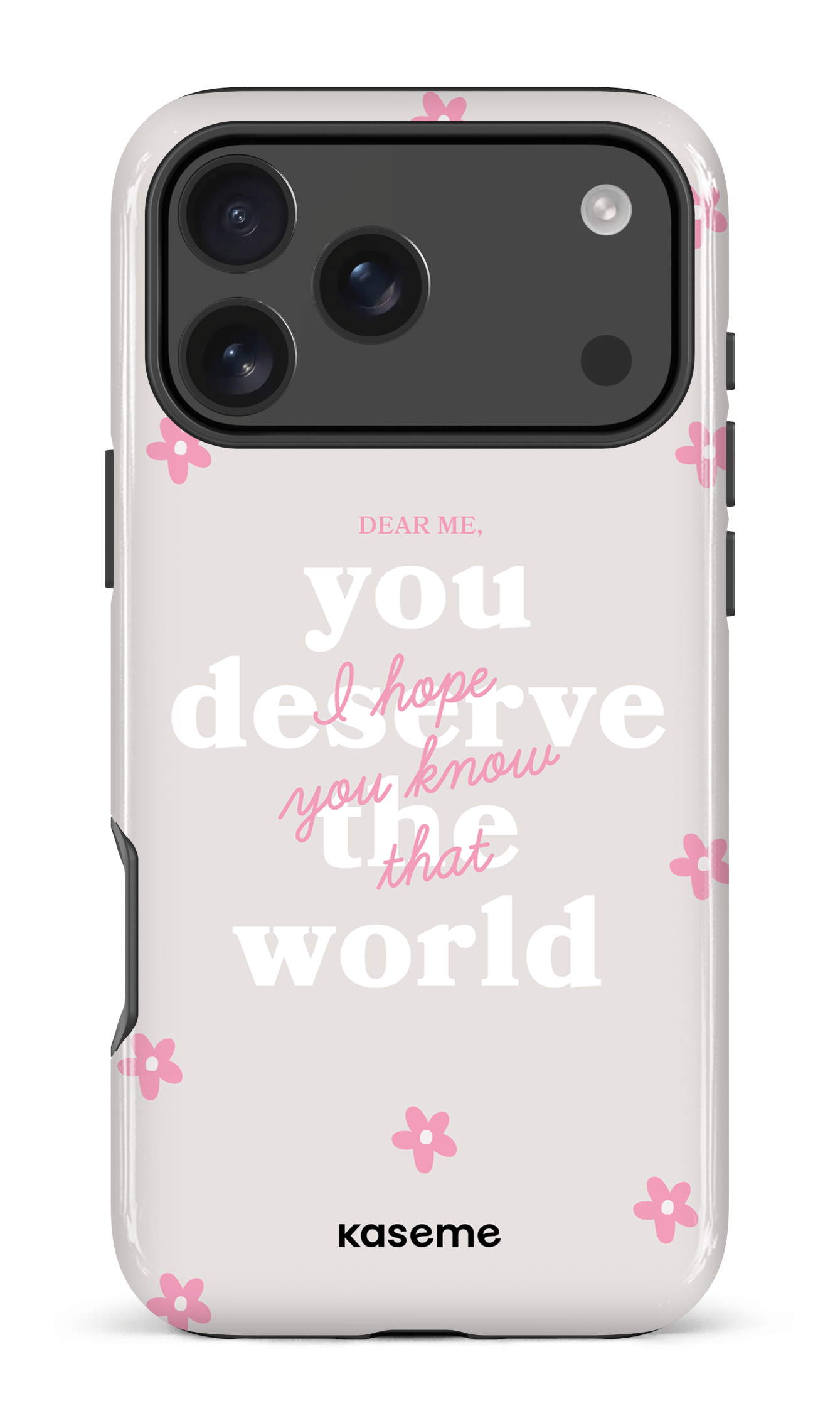 iPhone 17 Pro Max Impact Case Dear Me Pink -