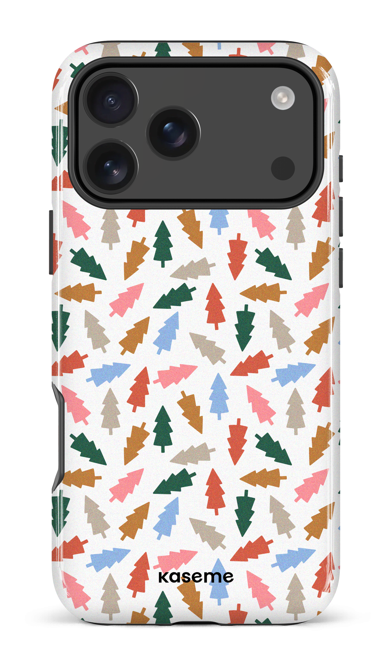 iPhone 17 Pro Max Impact Case Fir Trees -