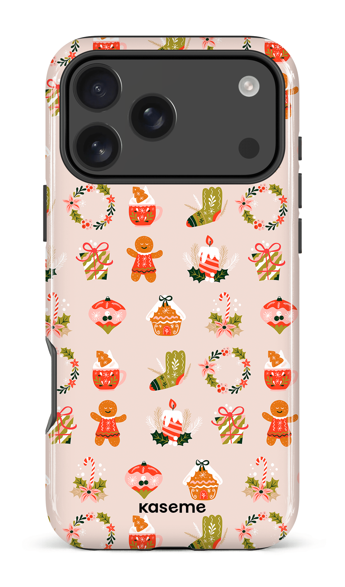 iPhone 17 Pro Max Impact Case Gingerbread -