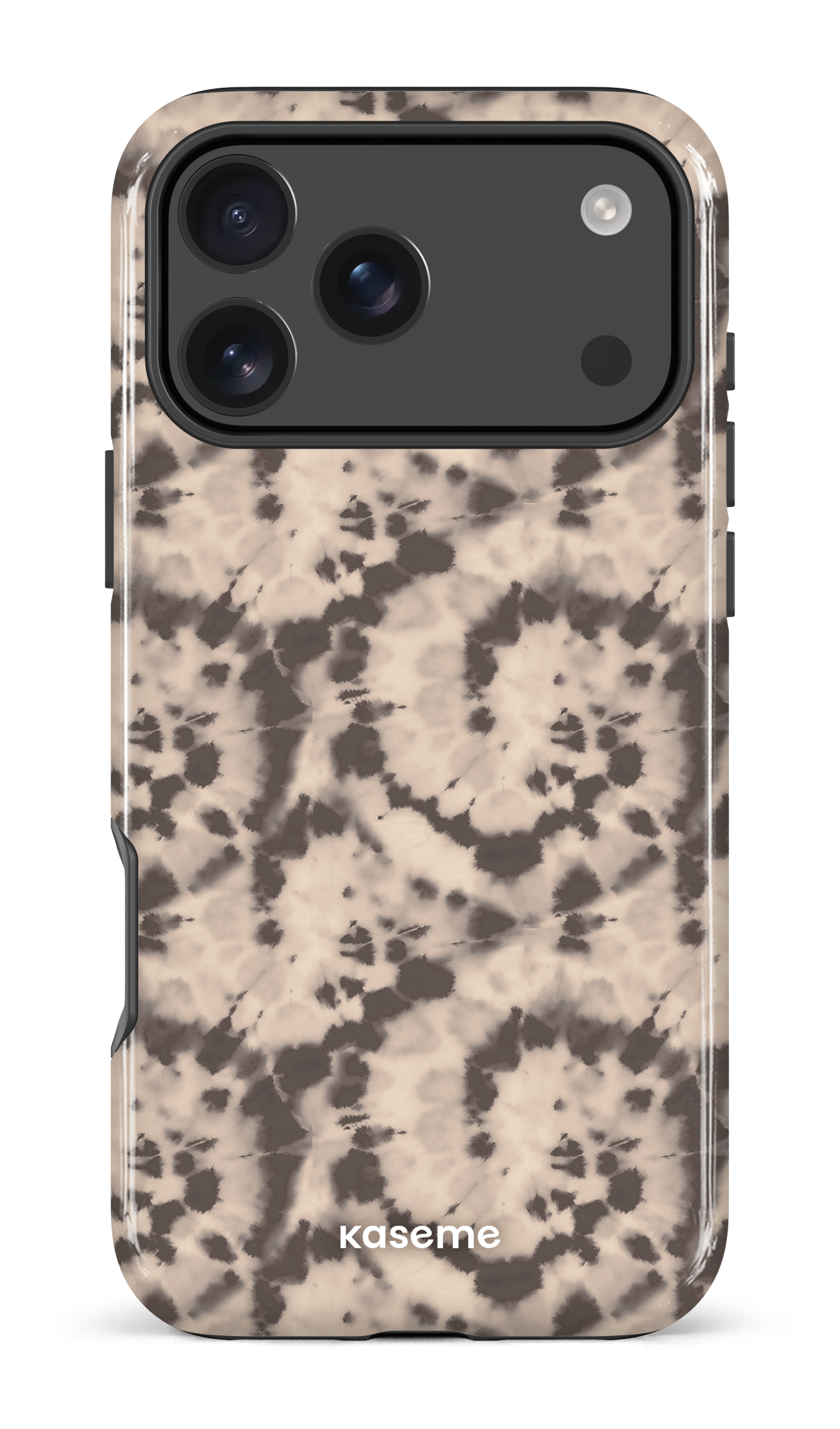 iPhone 17 Pro Max Impact Case Groovy Swirls Brown -