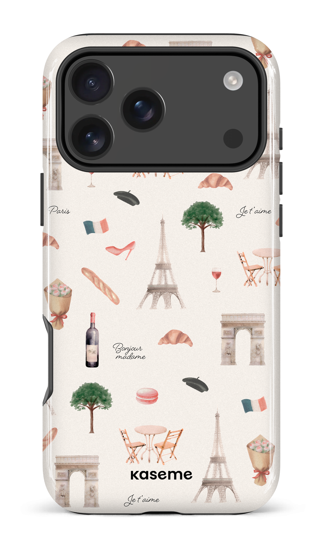 iPhone 17 Pro Max Impact Case Je t'aime Paris -