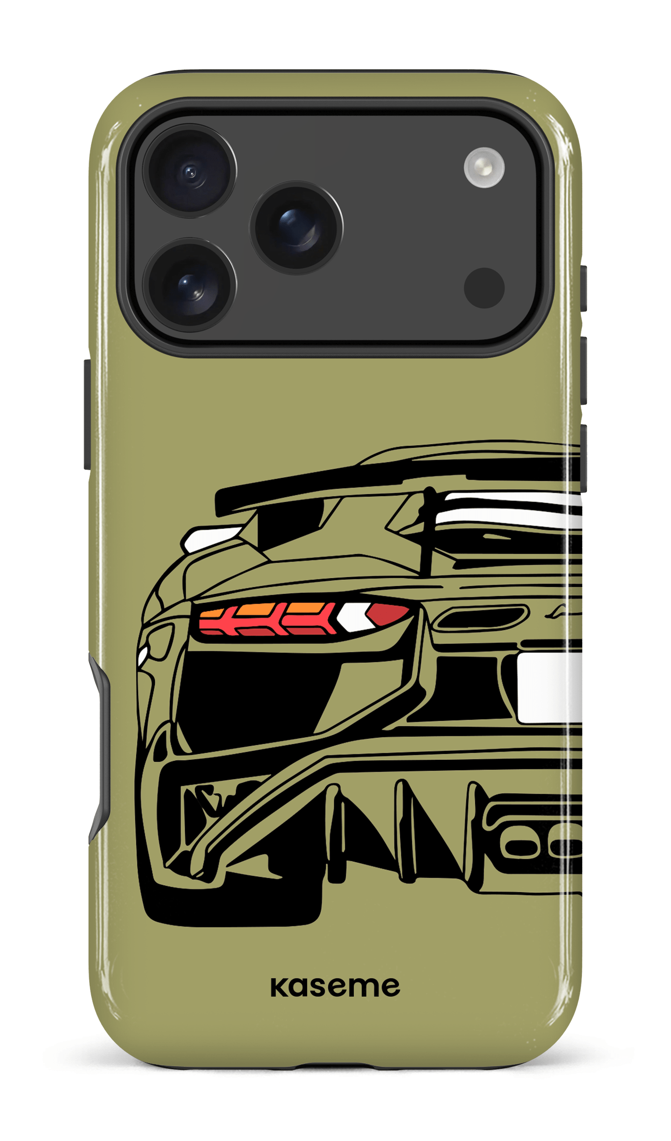 iPhone 17 Pro Max Impact Case Lambo Green -