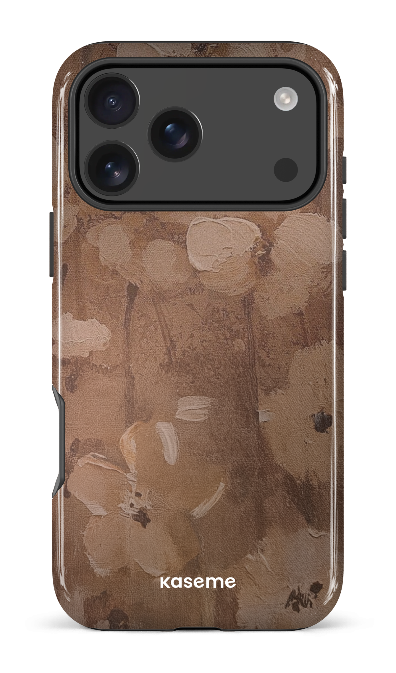 iPhone 17 Pro Max Impact Case Mocha Bloom -