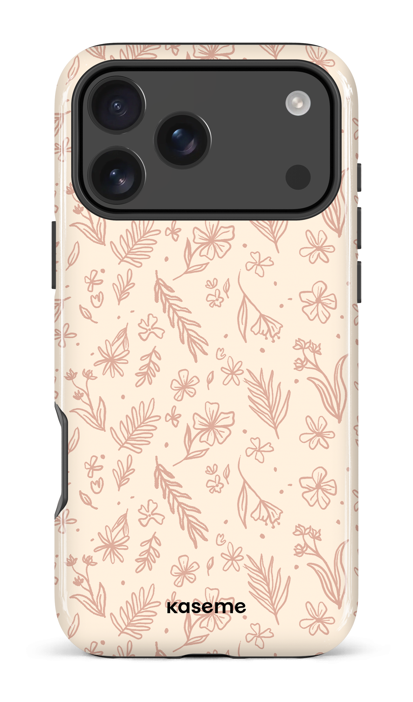 iPhone 17 Pro Max Impact Case Olive Branch Pink -