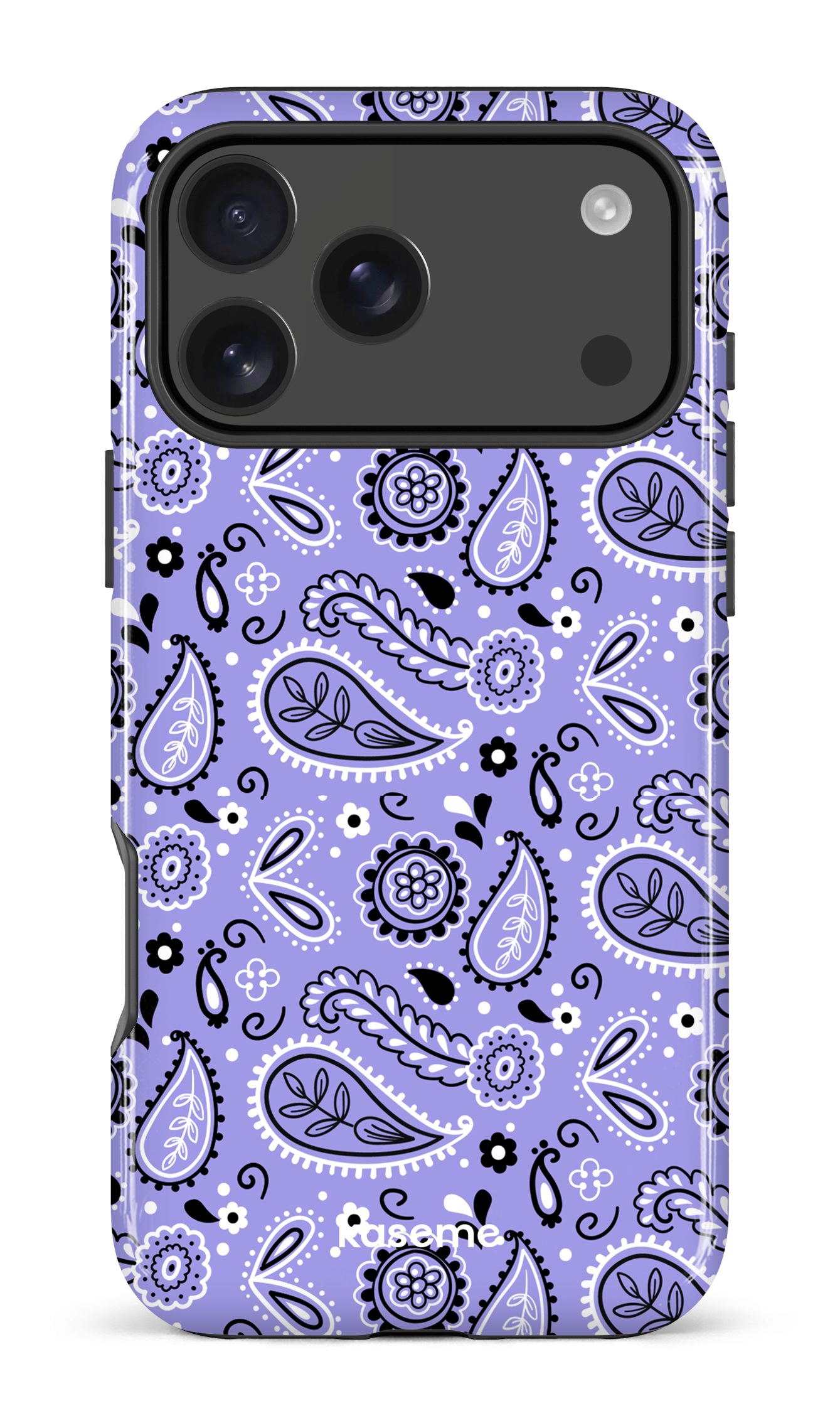 iPhone 17 Pro Max Impact Case Paisley Purple -