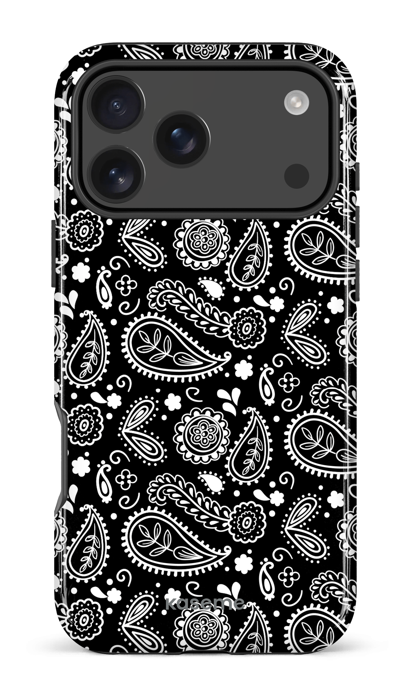 iPhone 17 Pro Max Impact Case Paisley black -