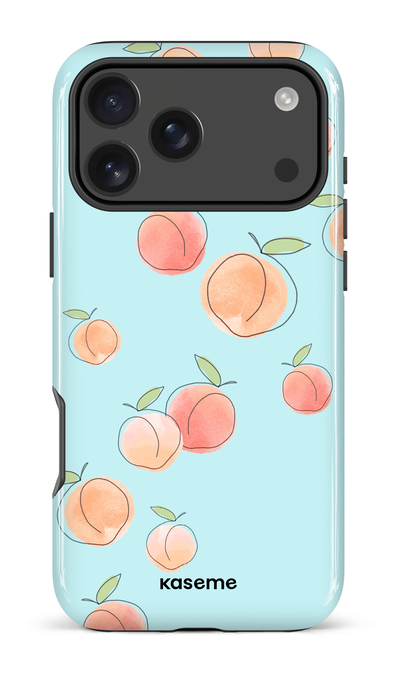 iPhone 17 Pro Max Impact Case Peachy Blue -