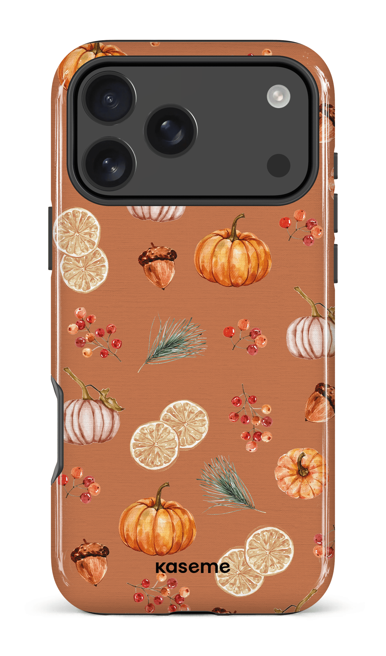 iPhone 17 Pro Max Impact Case Pumpkin Garden Orange -