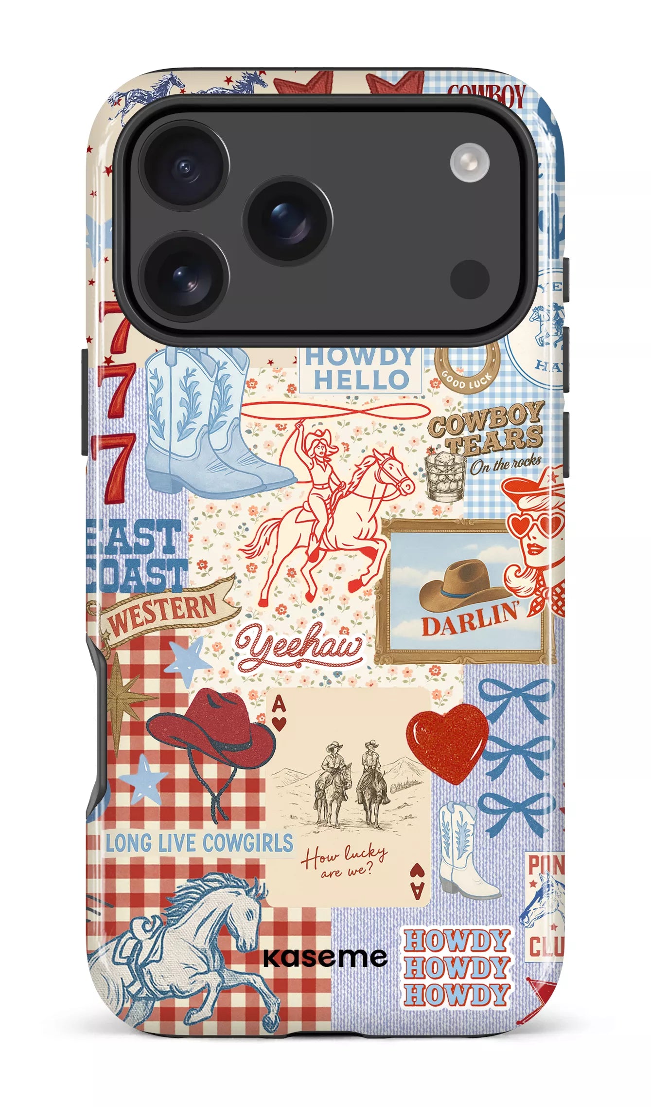 iPhone 17 Pro Max Impact Case Rodeo Romance -
