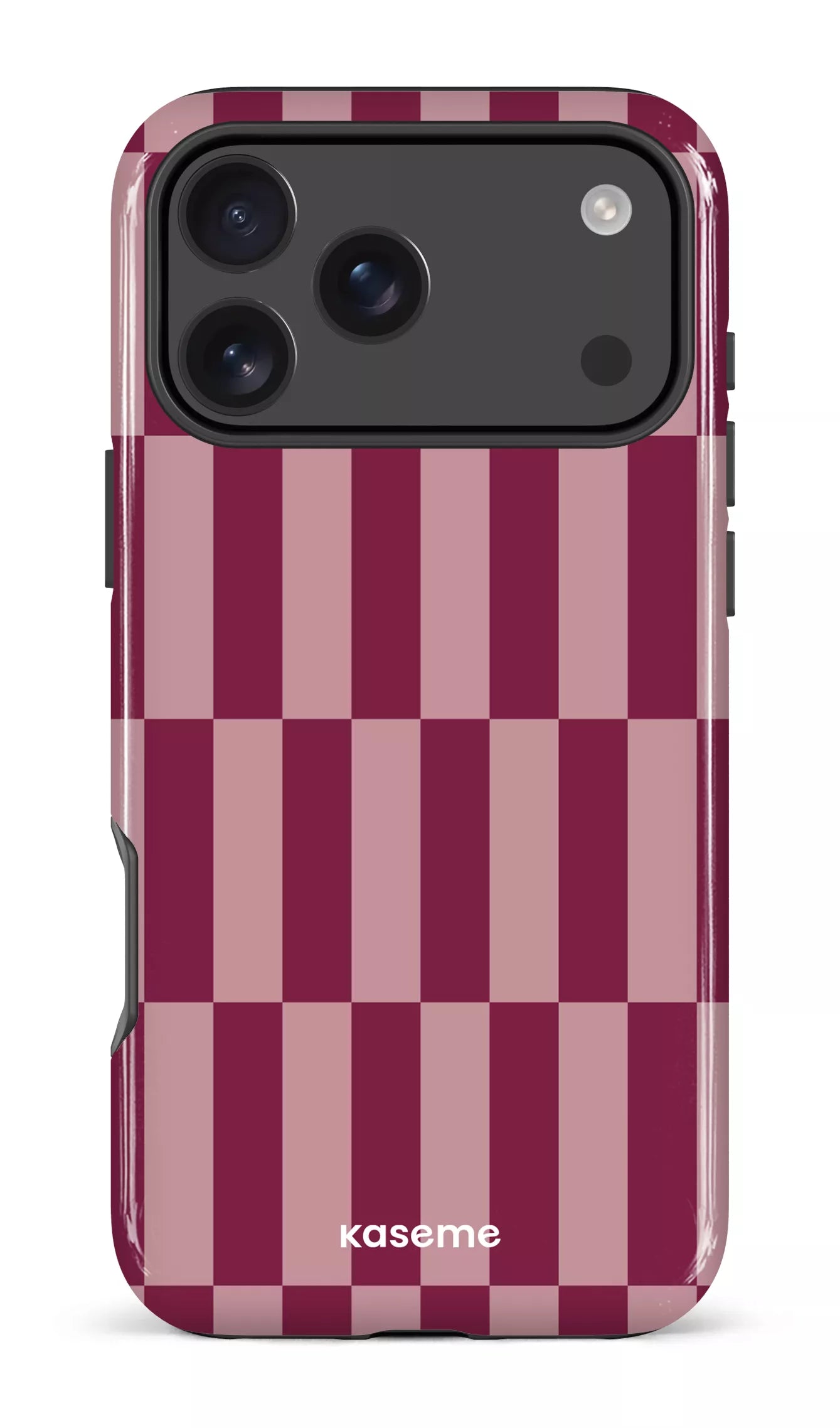 iPhone 17 Pro Max Impact Case Structured Burgundy -