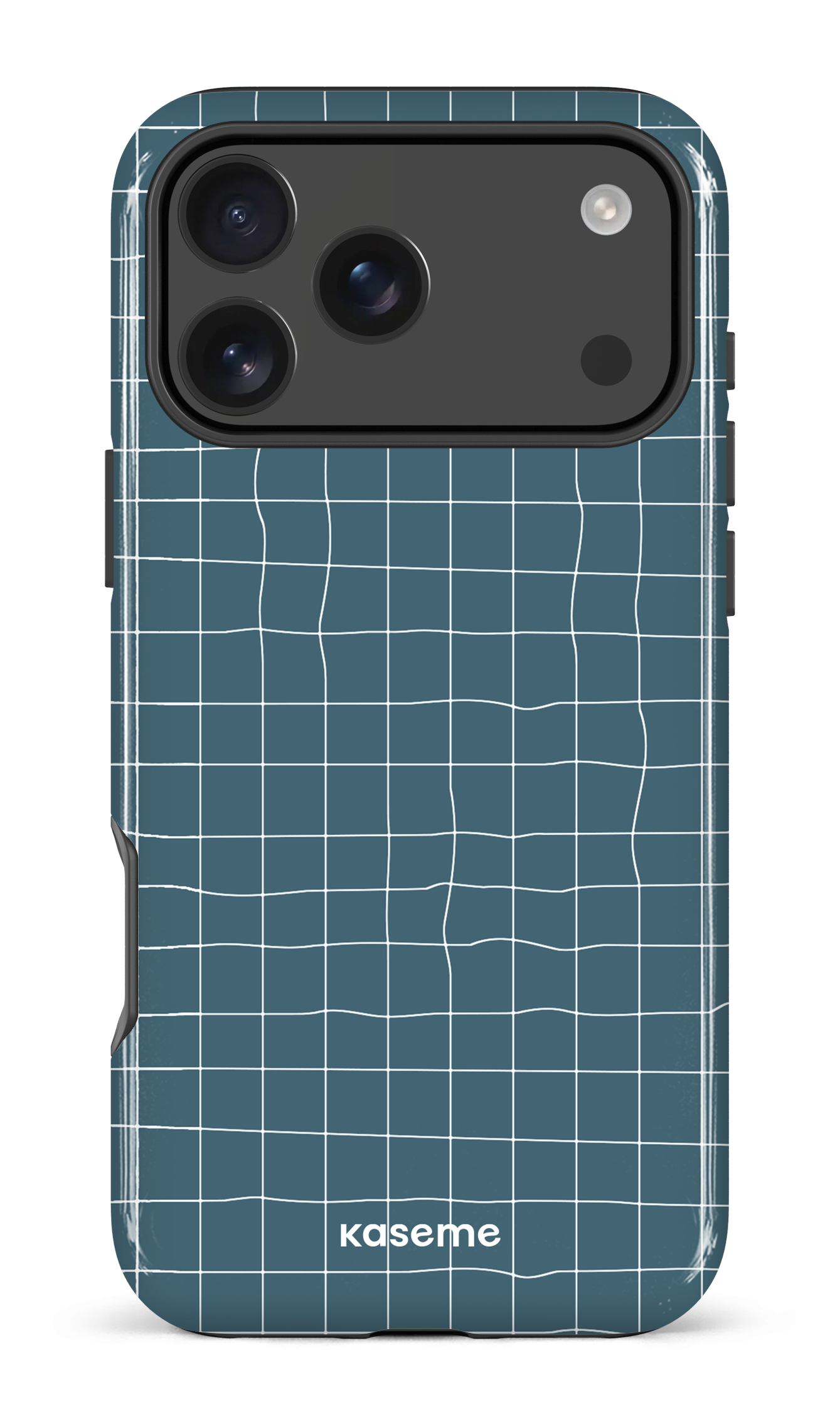 iPhone 17 Pro Max Impact Case Uneven Blue -