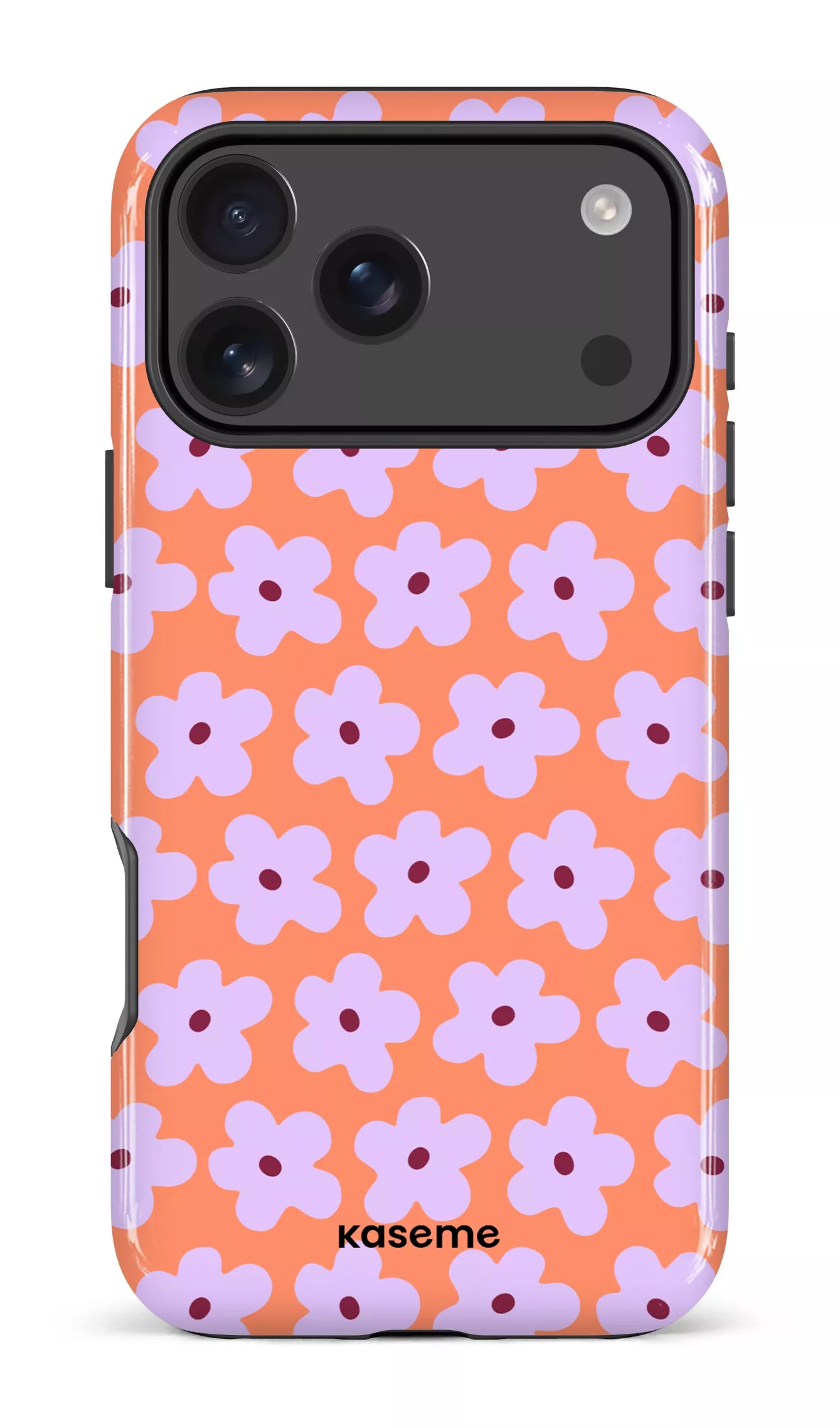 iPhone 17 Pro Max Impact Case Viva la Fiori Orange -