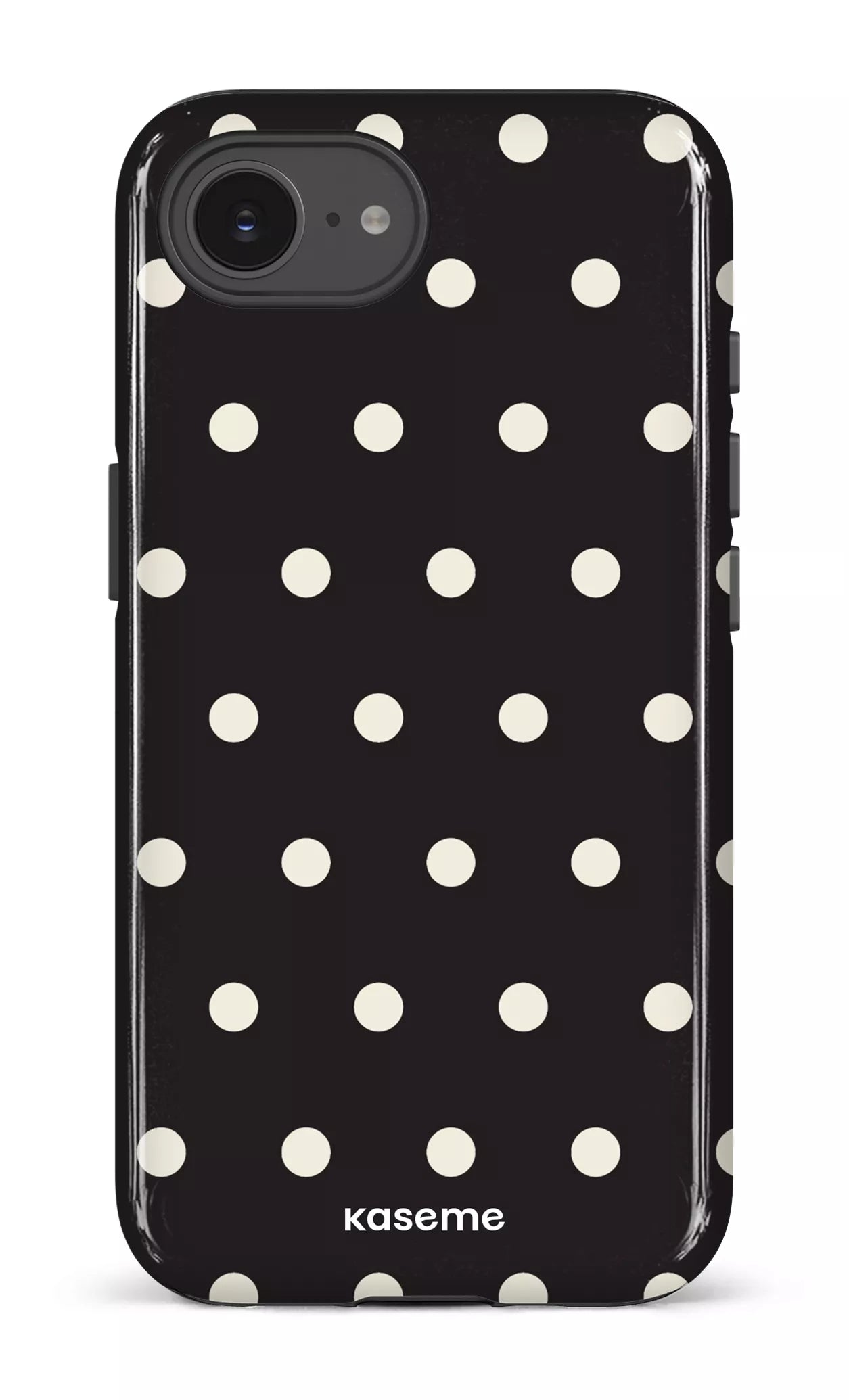 iPhone 17e Impact Case (D) Polka Black -
