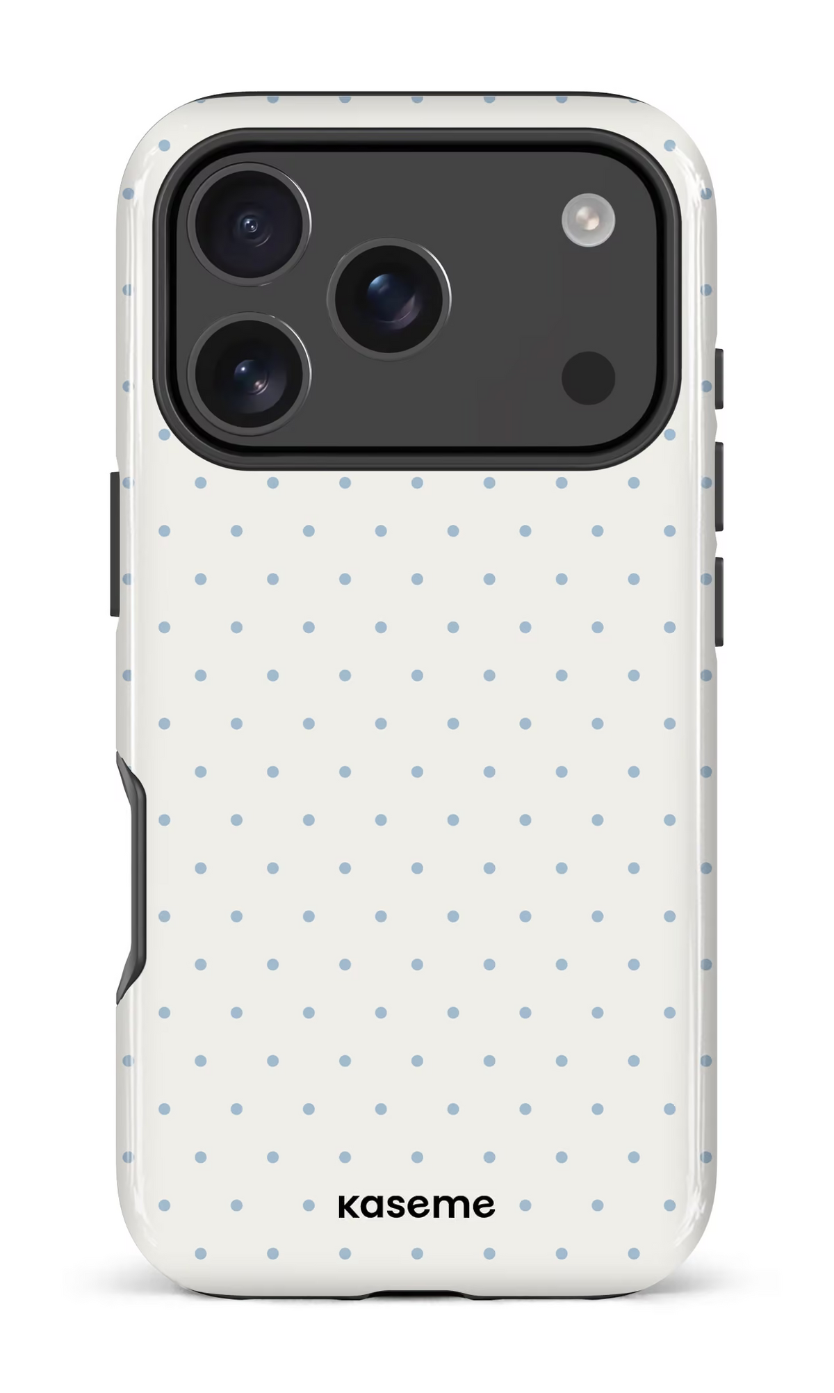 iPhone 18 Pro Impact Case Ditsy White & Blue -