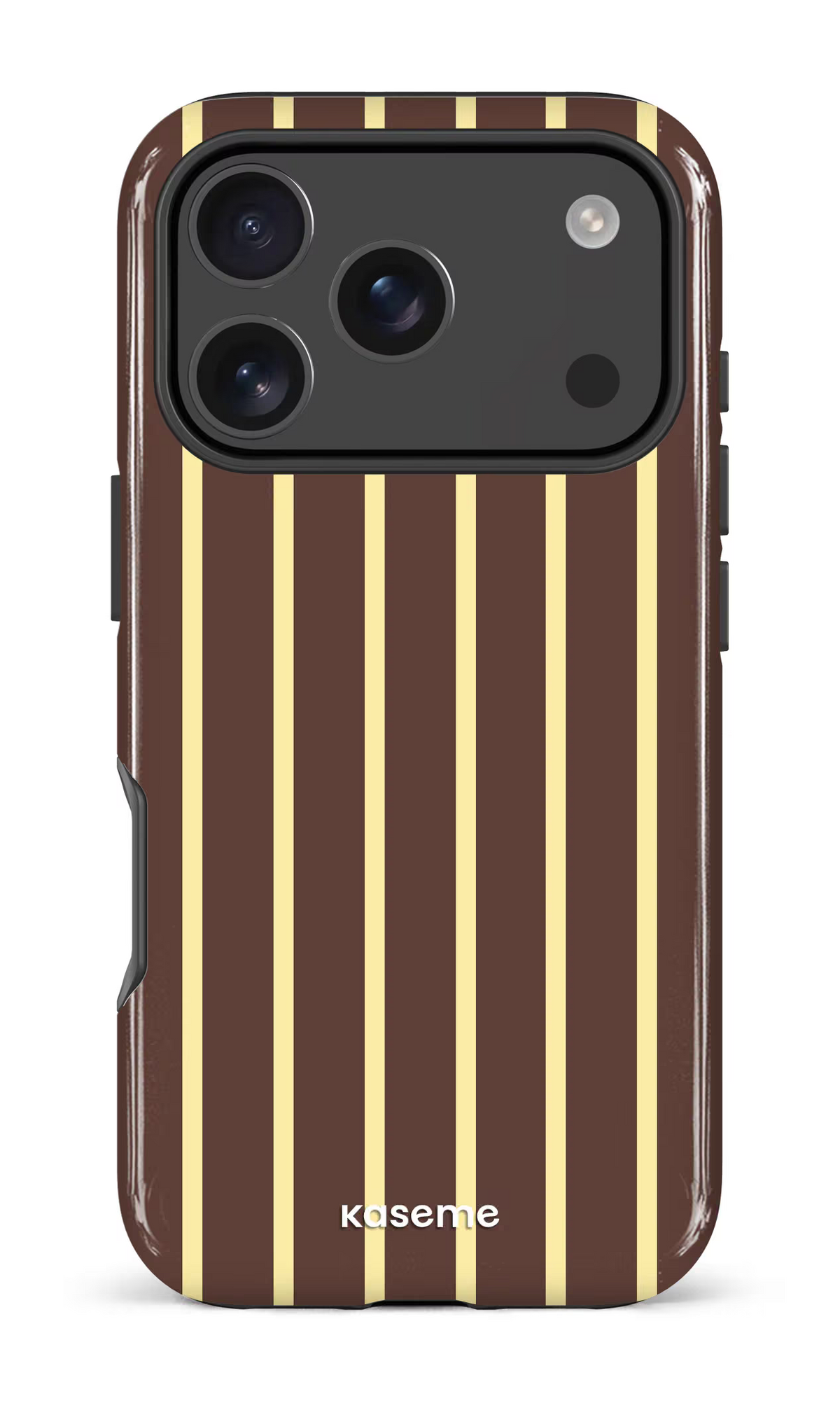 iPhone 18 Pro Impact Case Dolce Striscia Brown -