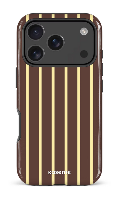 iPhone 18 Pro Impact Case Dolce Striscia Brown -
