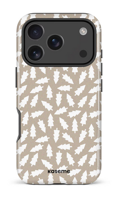 iPhone 18 Pro Impact Case Fir Trees beige -