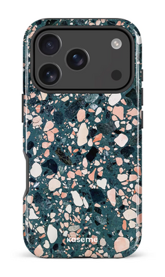 iPhone 18 Pro Impact Case Frozen stone Blue -