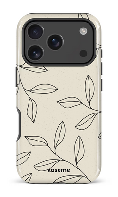 iPhone 18 Pro Impact Case Gloomy Beige and Black -