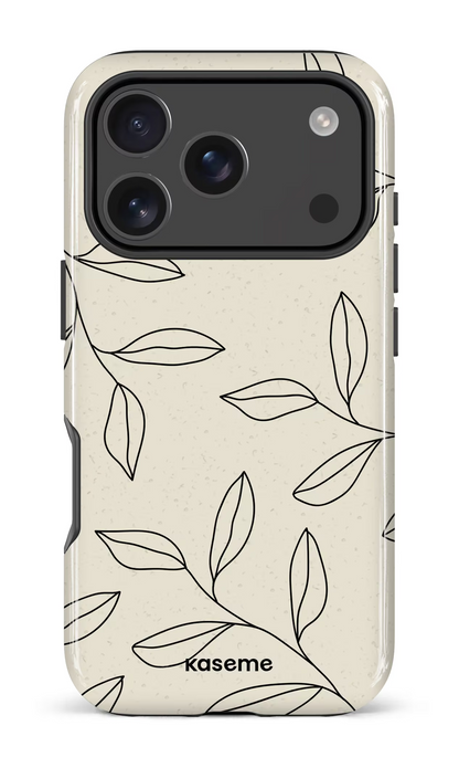 iPhone 18 Pro Impact Case Gloomy Beige and Black -