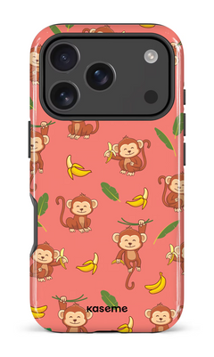 iPhone 18 Pro Impact Case Happy Monkey red -
