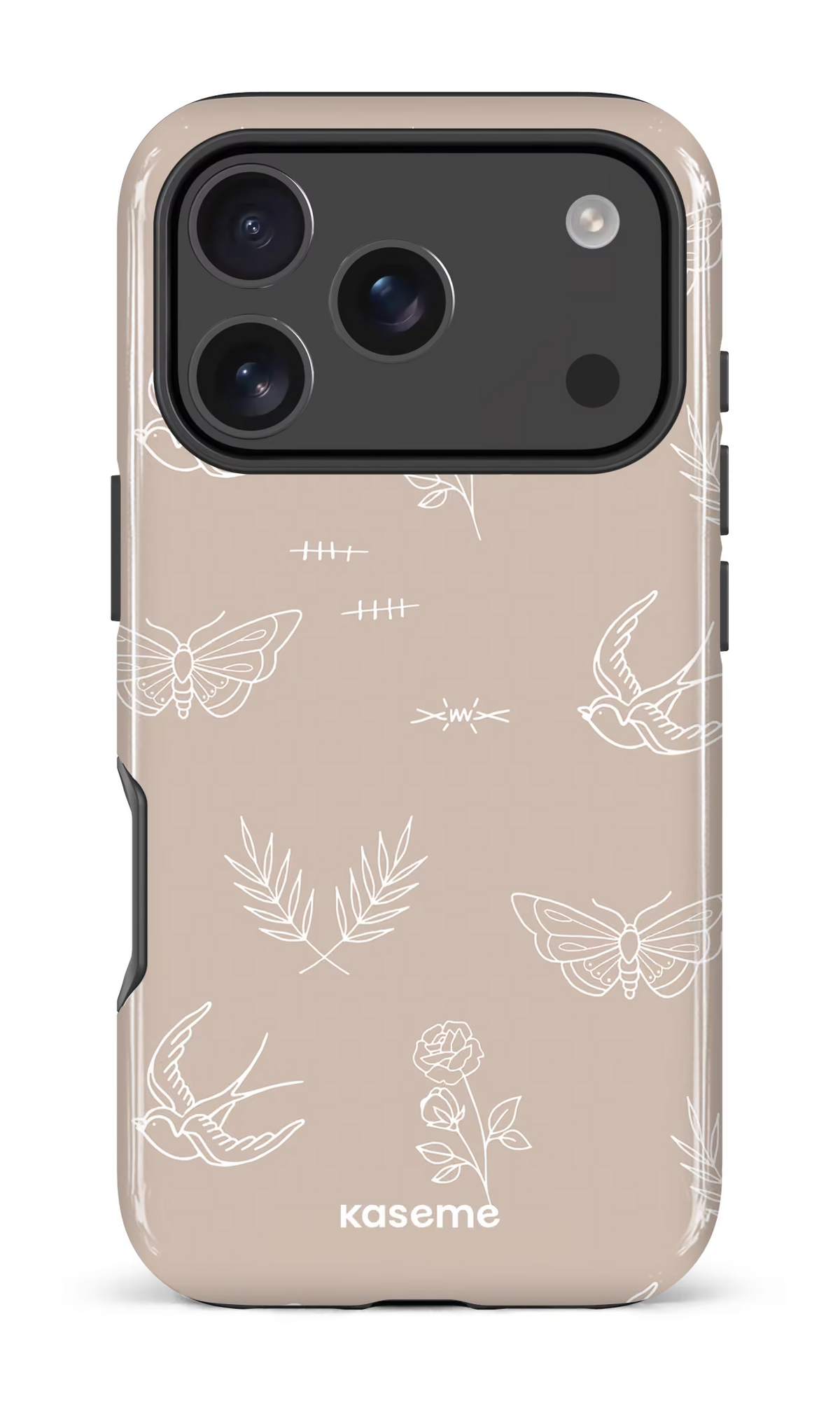 iPhone 18 Pro Impact Case Ink beige -