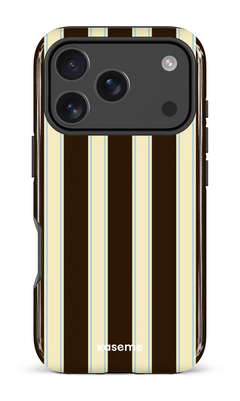 iPhone 18 Pro Impact Case La Linea Mocha by Marina Bastarache -