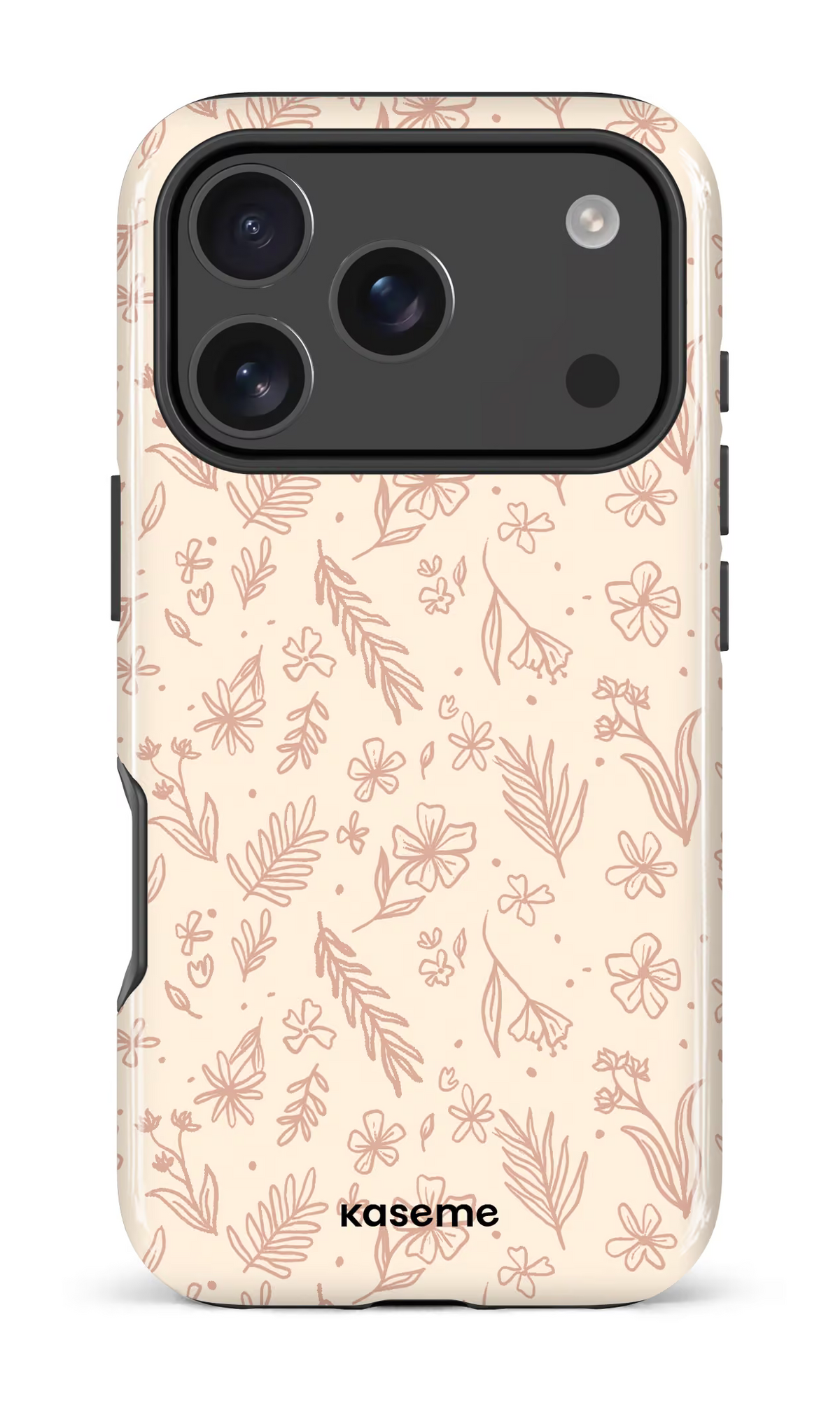 iPhone 18 Pro Impact Case Olive Branch Pink -