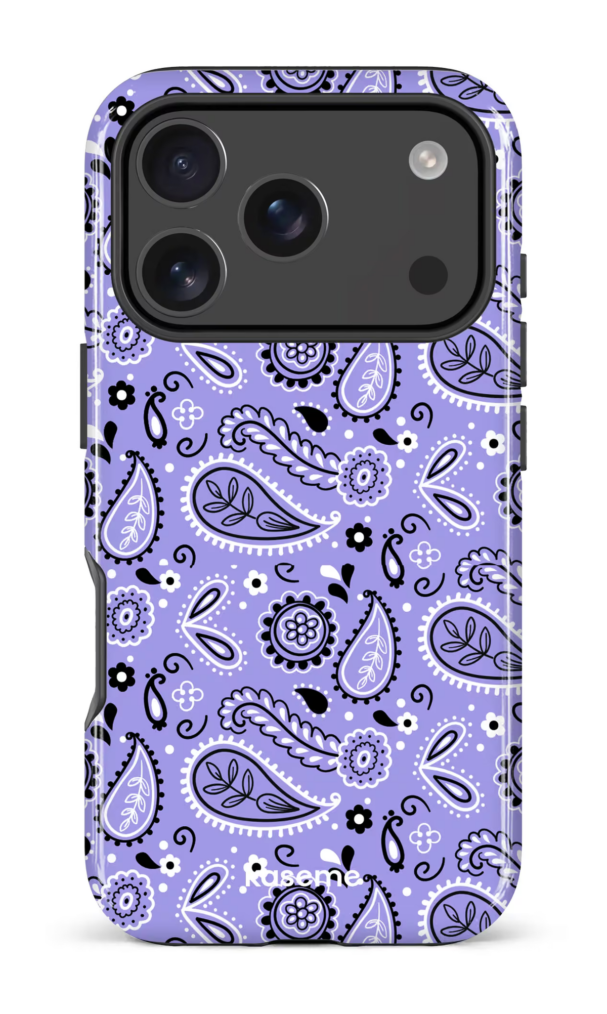 iPhone 18 Pro Impact Case Paisley Purple -