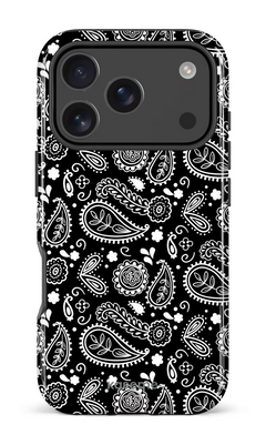 iPhone 18 Pro Impact Case Paisley black -
