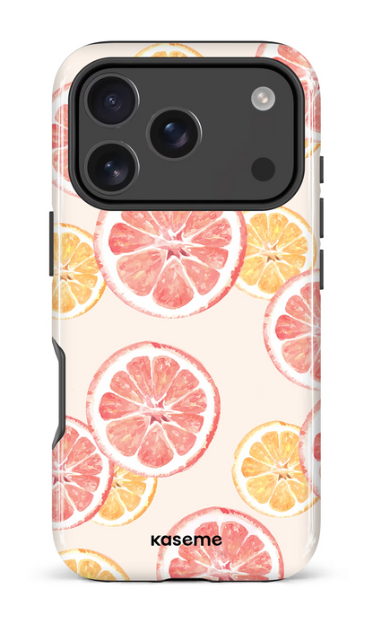iPhone 18 Pro Impact Case Pink lemonade beige -