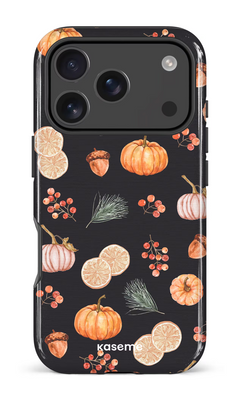 iPhone 18 Pro Impact Case Pumpkin Garden Black -