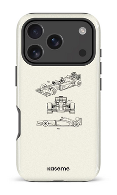 iPhone 18 Pro Impact Case Sport Car White -