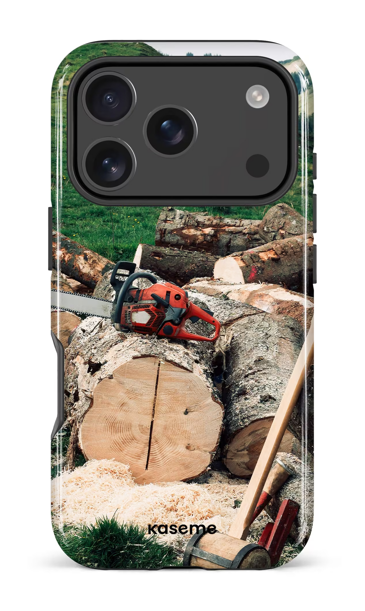 iPhone 18 Pro Impact Case Timber Cut -