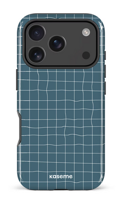 iPhone 18 Pro Impact Case Uneven Blue -