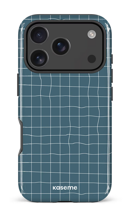 iPhone 18 Pro Impact Case Uneven Blue -