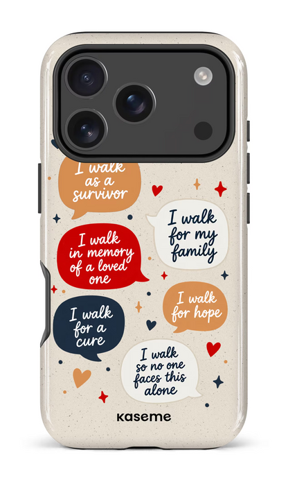 iPhone 18 Pro Impact Case Why I Walk by Société de Leucémie & Lymphome du Canada -