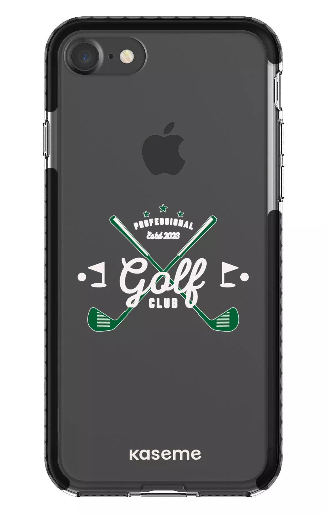 iPhone 7 Clear Case - Black Bogey Clear Case -