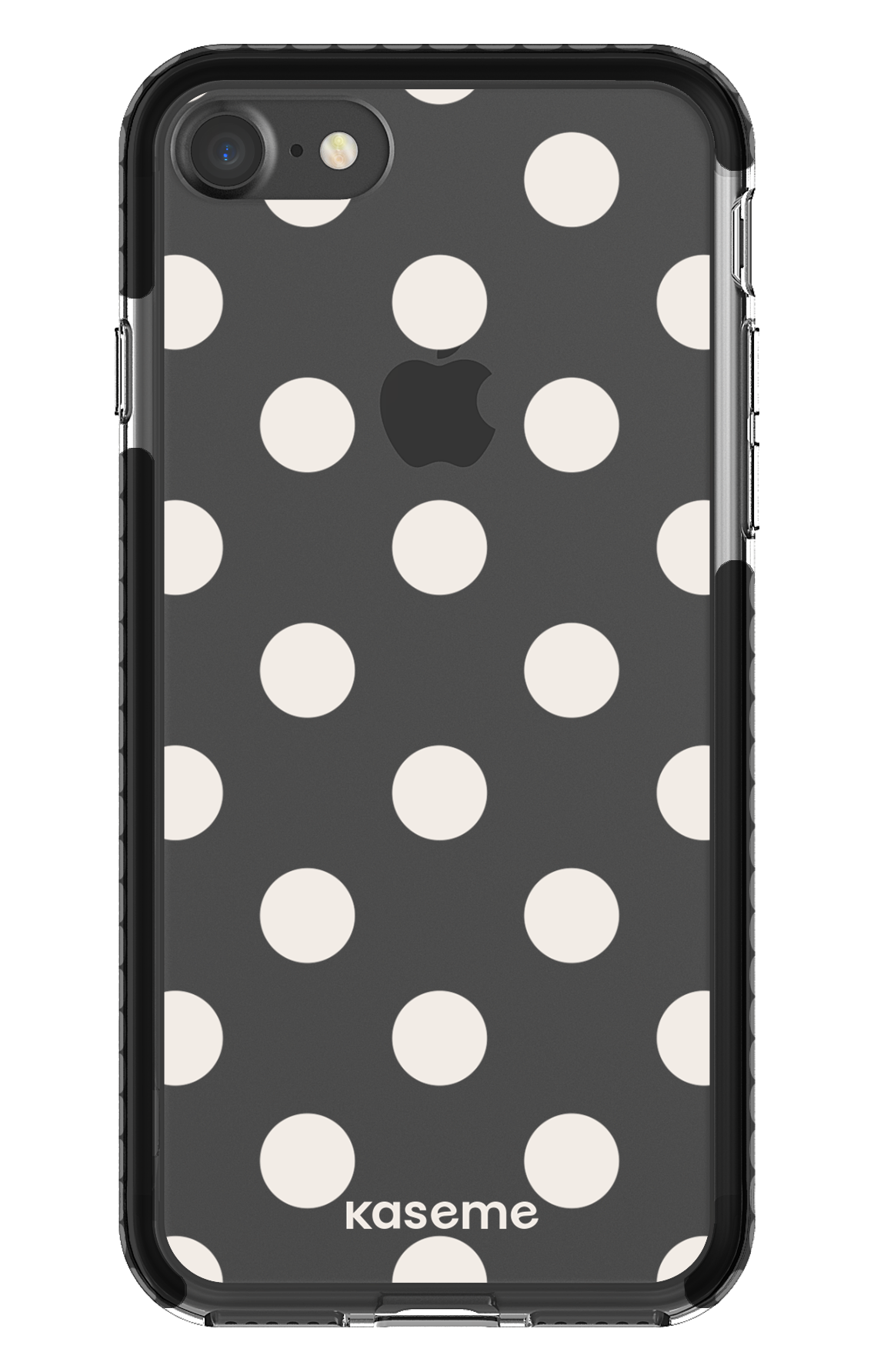 iPhone 7 Clear Case - Black Couture Clear Case -